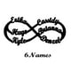 thumbnail image 1 of Tangula personalizado nombre pulsera mamá infinito pulsera ajustable acero inoxidable con nombres de niños regalo para mamá joyería Tan Jianjun unisex, 1 of 2