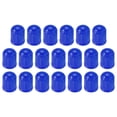 thumbnail image 1 of 20 tapas universales para vástago de válvula de neumático para coches, SUV, bicicletas, camiones, motocicletas, 12 mm, plástico, color azul, 1 of 1