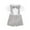 Grey, variant on Baby Boys Formal Suit Set Short Sleeve Romper Suspenders Shorts Pants Bowtie Wedding Tuxedo Outfits Clothes, 6-12 Months, Black