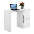 thumbnail image 6 of Convenience Concepts Designs2Go 29.50 in. Tall Student Desk with Storage Cabinets, White, All Ages, 6 of 6