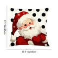 thumbnail image 5 of Christmas Decorative Pillow Covers 18x18" Home Decors for Couch Bed Sofa Bedroom Living Room Christmas Printed Pillow Cover Series Home Sofa Decoration Cushion Cover Bedroom Pillow Cover, 5 of 7