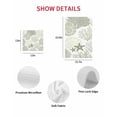 thumbnail image 6 of Coastal Sage Green Dish Towels Set, Waffle Weave Kitchen Towels 2 Pieces, Ocean Coral Starfish Shell Modern Microfiber Hair Face Bath Tea Towel Absorbent Quick Drying Cleaning Dish Cloths, 12"x12", 6 of 7