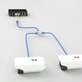 CIYISON POE Camera Simplified Cable Connector Splitter 2in1 Network