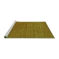 thumbnail image 2 of Ahgly Company Machine Washable Indoor Rectangle Abstract Turquoise Blue Contemporary Area Rugs, 7' x 10', 2 of 4