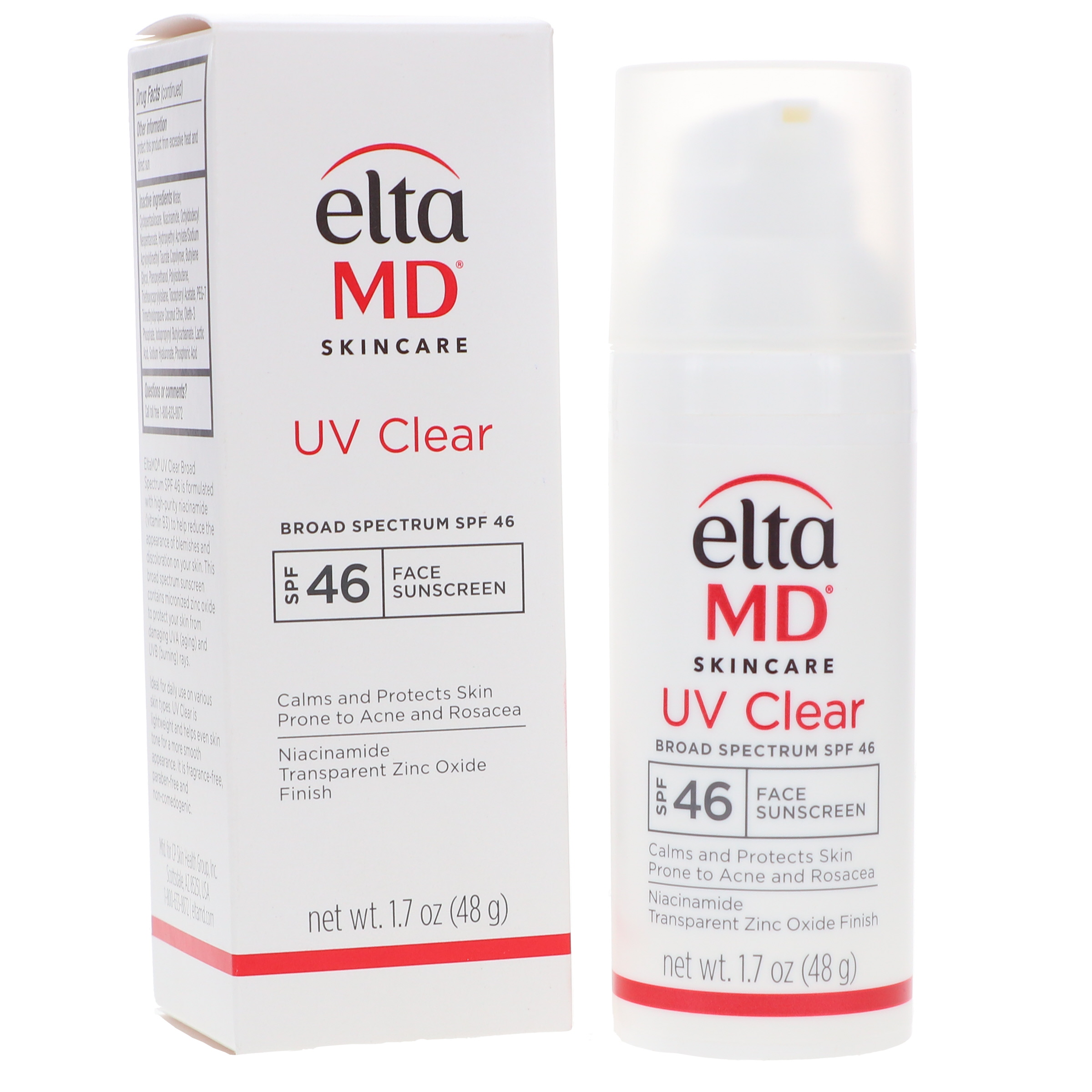 EltaMD UV Clear SPF 46 Broad Spectrum Moisturizing Facial Sunscreen 1.7 oz (48g) - image 7 of 8