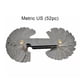 thumbnail image 2 of Eigraketly Medidor de rosca plegable profesional de 55/60 grados, engranaje de acero inoxidable, tornillo de diente, tuercas, medidor de paso, Medidores de medidas dimensionales, 2 of 6