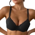 thumbnail image 4 of Women Wireless Push Up Jelly Bras No Underwire Seamless Full Coverage Supportive Soft Comfy Sports Everyday Bra, 4 of 5