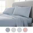 thumbnail image 2 of EcoPure 3-Piece Twin Sheet Set | 100% Organic Cotton | Comfort Washed | Deep Pocket | Blue, 2 of 9