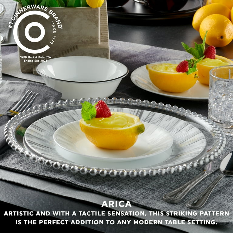 Corelle Arica 12-Piece Glass Dinnerware Set (Service for
