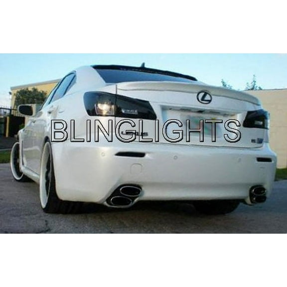 For 2006-2013 Lexus IS Tinted Tail Lamp Light Overlay Kit Smoked Film IS250 IS300 IS350 F