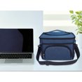 thumbnail image 6 of Lunch Bag for Men, Insulated Lunch Bag, Leakproof Lunch Box for Work, Office, Large Capacity, Reusable Lunch Cooler Bag Navy Blue 11.4*8.7*9.4in, 6 of 6