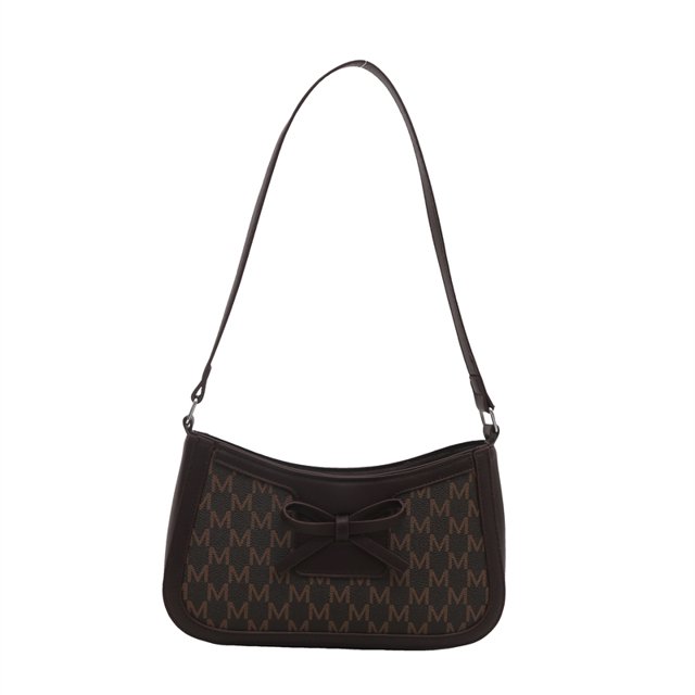 Axila Pur Pu Bow Shoulder Bag Women Large Capacidad Cierre La Al Aire Libre