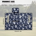 thumbnail image 5 of Psesaysky Washable Golf Cart Seat Covers Polynesian Turtle Chakra Golf Cart Seat Blanket with 4 Pockets and Handle, Portable and Universal Fit for EZGO, Yamaha, Club Car & other 2 Person Seats, 5 of 8