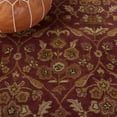 thumbnail image 6 of SAFAVIEH Antiquity Francine Oriental Wool Area Rug, Wine/Gold, 7'6" x 9'6" Oval, 6 of 11