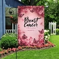 thumbnail image 2 of SLYNSHome Garden Flag Breast Cancer Awareness for Outdoor Decorations,Pink Ribbon Garden Flag for Yard Patio Outside Decor, 2 of 6