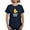 Navy, variant on - Bowling Chick Women's Dark T Shirt - Women's Traditional Fit Dark T-Shirt
