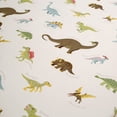 thumbnail image 3 of Juego de sábanas ajustables MAG Dinosaur Colorful Dinosaurs, tamaño doble, 3 of 7