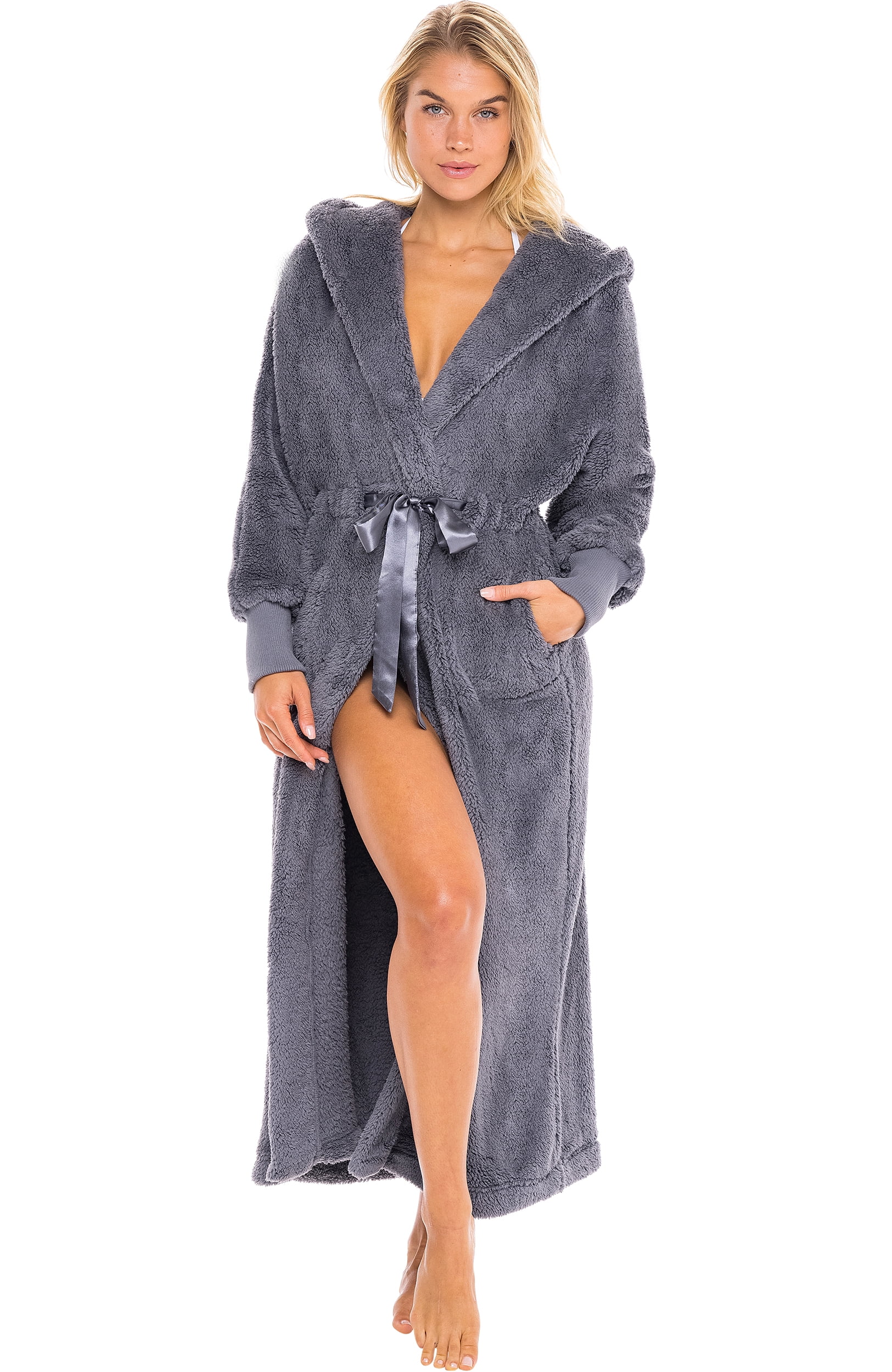 Women's robe with elastic cuffs Clearance