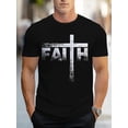 thumbnail image 1 of Mens Graphic Print Crew Neck T-Shirt - Soft Slight Stretch Polyester Fabric, Short Sleeve, Regular Fit, Geometric Pattern, Casual Summer Tee for Outdoor - Hand Wash or Dry Clean, No Sheer, 1 of 5