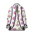 thumbnail image 2 of Pioneer Flower Floral Print Pattern Backpack for School, Cute School Bag with Adjustable Shoulder Straps and Padded Back, 15.3"x11"x7.1", 2 of 4
