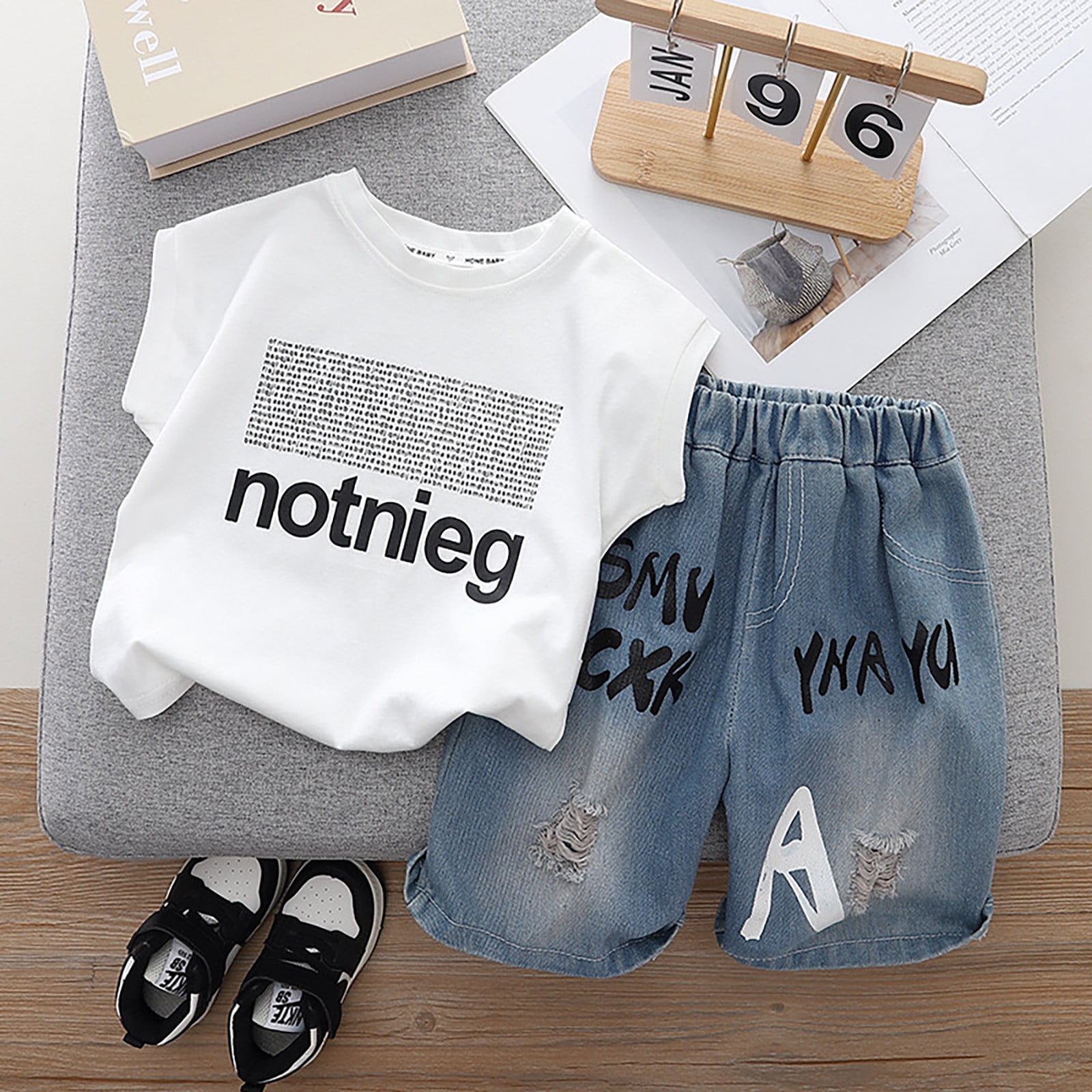 WEAIXIMIUNG 4t Designer Clothes Boys And Girls Clothes Letter