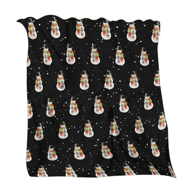 Christmas Holiday Gift Soft Lightweight Flannel Blanket Nap Blanket