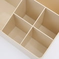 thumbnail image 2 of Labymos Simple multi-cell cosmetic storage box dressing table storage box desktop plastic stationery skin care, 2 of 8