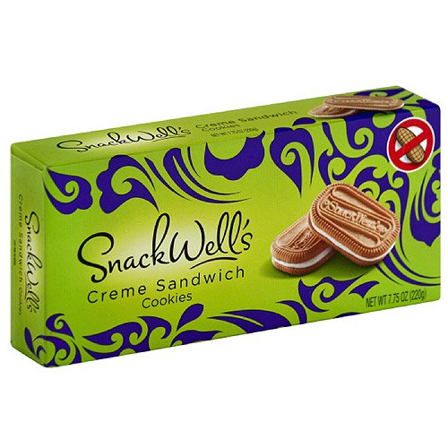 SnackWell's Creme Sandwich Cookies, 7.75 oz, (Pack of 12)