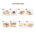 thumbnail image 3 of Graflsoa DIY Hand-Crank Wooden Music Box Puzzle Kit - 3D Assembly Model with Classical Melody, Educational Toy for Kids, Home Decor Gift (Heart Design) - BYH702, 3 of 6