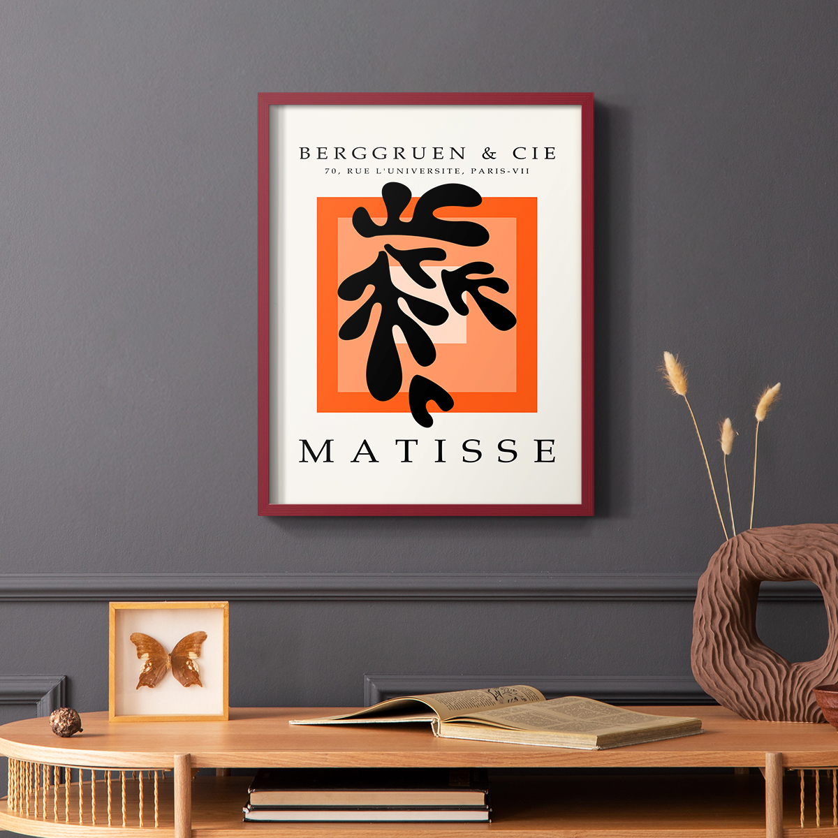 Matisse CII Framed Print - Solid Wood