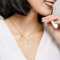 thumbnail image 3 of 14K Gold Cat Claw Jade Necklace, Natural Grade A Jade Necklace - Perfect Birthday and Mother's Day Gift for Mother, Wife and Girlfriend, 3 of 5