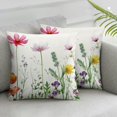 thumbnail image 3 of nygtbtfer Lumbar Pillow Covers Decorations Outdoor Living Room Cushion Case for Sofa Couch Home Bed Pack of 2 Purple White, 3 of 7