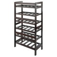 thumbnail image 2 of Winsome Silvi Wine Rack, 30-Bottle, - 6-Tier Walnut finish, 2 of 9