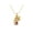 Gold Vermeil, variant on 0.16 Ctw Round Ruby 925 Sterling Silver Gold Vermeil Hindu Religious Ganesh Men Women Necklace Pendant