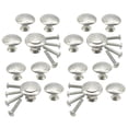 thumbnail image 5 of Troglfold Round Knobs Handle 25 Stainless Steel Cabinet Knobs with Screws - Kitchen & Bathroom Drawer Handles,0.94"X0.94"X0.87", 5 of 10