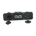 thumbnail image 1 of 1Pcs 50A For Anderson Plug Usb 3.0 Receptacle Flush Mount Recessed Plate 2 6Awg Terminals Double Flush Installation Bracket, 1 of 8