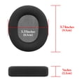 thumbnail image 4 of Linkidea Replacement Ear Pads for SteelSeries Arctis 1/3/ 5/7/ 7+/ 7P/ 7P+/ 7X/ 7X+/ 9/ 9X, Arctis Pro/Prime Headphones, Headset Earpads (Mesh Fabric / Black), 4 of 6
