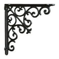 thumbnail image 3 of Soporte decorativo para estante, soporte de estantería de metal estilo vintage para montaje en pared, ideal para garaje, cocina y hogar. L, 3 of 8
