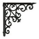thumbnail image 3 of Soporte decorativo para estante, soporte de estantería de metal estilo vintage para montaje en pared, ideal para garaje, cocina y hogar. L, 3 of 8