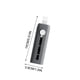 thumbnail image 2 of Caja De Almacenamiento Pastillero De Viaje Con Tres Compartimentos Independientes Y Tapas Con Cerradura Pastillero Compacto Y Portátil Para Uso Diario Y Viajes Gris, 14x3.8x2,4cm (1 Unidad) Rkxzt, 2 of 8