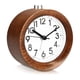 thumbnail image 1 of Reloj despertador analógico de madera con repetición - Reloj retro con luz de alarma de esfera oso de fresa  Hogar, 1 of 3