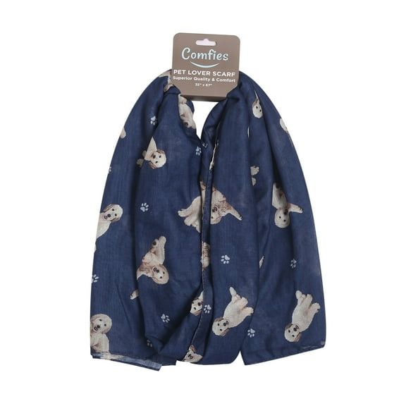 Goldendoodle Dog Lover Scarf - All-year-round scarf- Lightweight material,