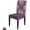 Dark Purple Gray Purple Orange, variant on Chair Covers Set of 4, Sage Green Ethnic Style, Removable Stretchable Parsons Chair Slipcovers Protector for Dining Room, Retro Boho Floral