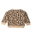 thumbnail image 4 of Bébé Filles Garçons Enfants Léopard Pull-Over Tops Blouse Vêtements, 4 of 5