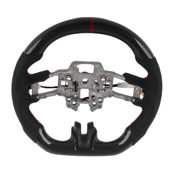 Wheel Carbon Fiber Heated Steering Wheel Fit for EcoBoost GT Shelby GT350 /GT350R 2018-2020
