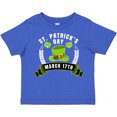 thumbnail image 3 of Inktastic St. Patrick's Day March 17th with Hat Boys or Girls Toddler T-Shirt, 3 of 5
