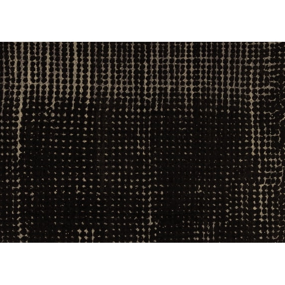 Ahgly Company Indoor Rectangle Abstract Brown Modern Area Rugs, 7' x 9'