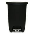 thumbnail image 4 of Glad 13 Gallon Plastic Step on Trash Can, Black, 4 of 7