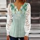 thumbnail image 1 of Ropa de encaje para mujer, camisas de calle para mujer, Tops Vintage Y2k, camisetas de moda para primavera y otoño, camisetas casuales elegantes, 1 of 4
