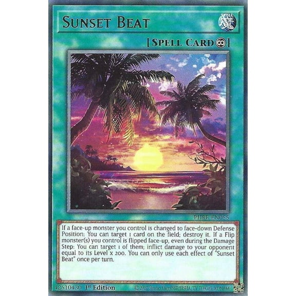 YuGiOh Phantom Revenge Rare Sunset Beat PHRE-EN055